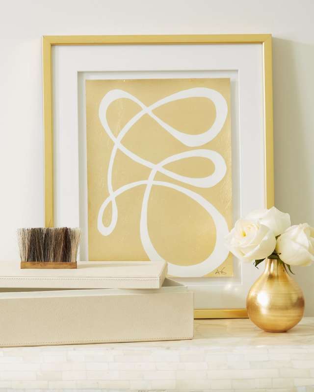 Gold Freeform Art - 5